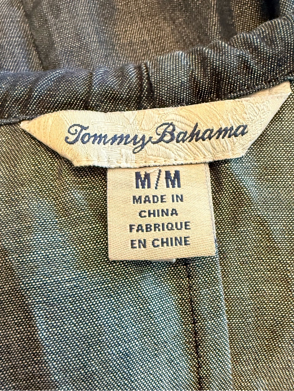 Tommy Bahama Midi dress Blue Embroidered Tassel Spaghetti-Strap - Picture 5 of 5